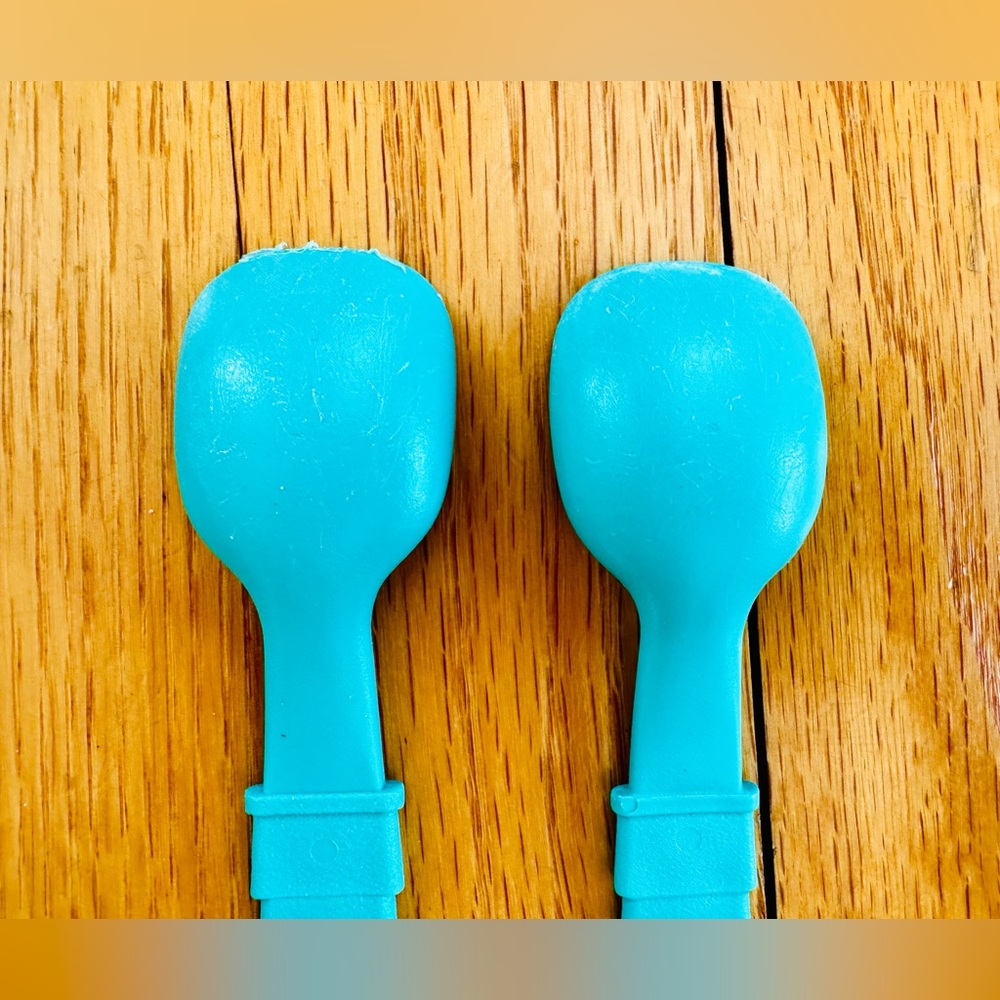 Re-Play 4 Divided Plates & 2 Cutlery Sets Made from Recycled Materials USA - Picture 8 of 8